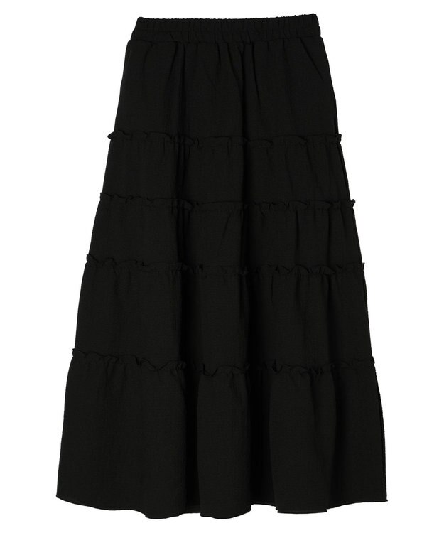 Green Parks ・SUGAR SPOON メローティアードスカート Black