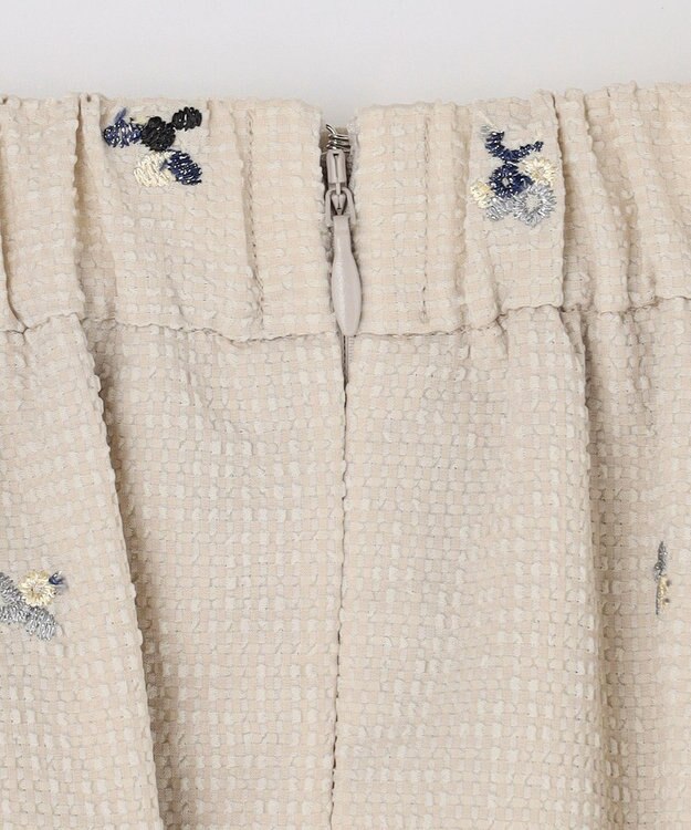 組曲 【先行予約・WEB限定】ミニフラワーエンブロイダリー スカート ベージュ系7