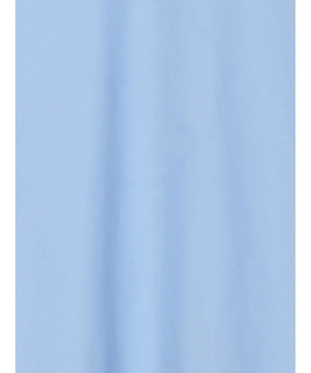 Te chichi スカラップレースヘムクロップトシャツ サックスブルー