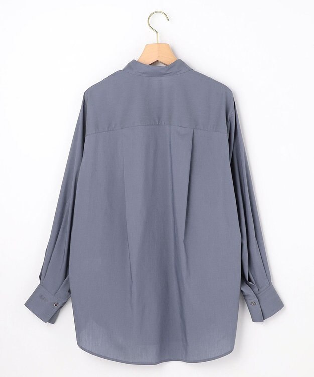 組曲 S 【先行予約】エアリーシャーティング オーバーシャツ ユーズドブルー系