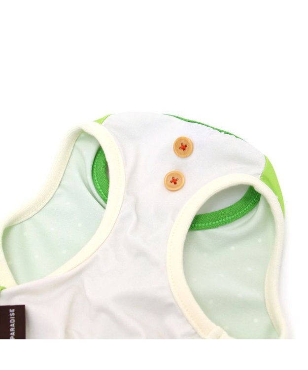 PET PARADISE ペットパラダイス エコメイド 天竺 恐竜 タンクトップ 小型犬 グリーン