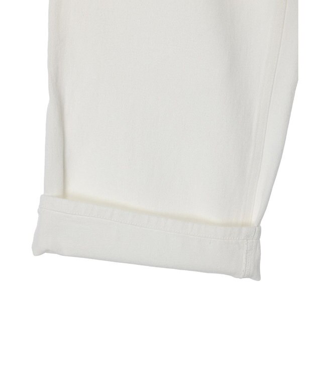 Green Parks ・ＥＬＥＮＣＡＲＥ　ＤＵＥ　ホワイトデニムタックパンツ White