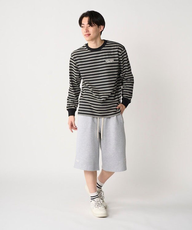 OP／FILA 【Kappa】ウェルネスクラブショート丈パンツ グレー