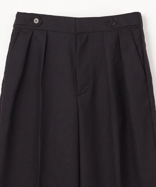 NAVE 【ReNAVE・mi-mollet別注】スラブツイル ワイドパンツ ネイビー系