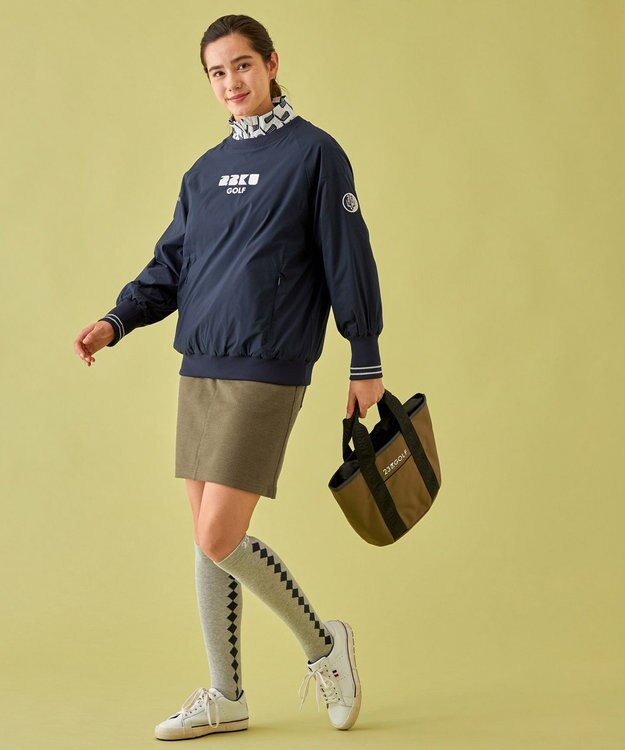 WOMEN】アーガイルライン ハイソックス / 23区GOLF