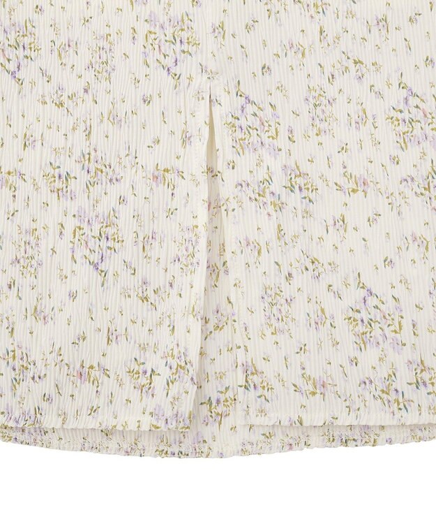 earth music&ecology フラワーバッククロスキャミワンピース Ivory