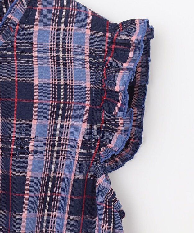 組曲 KIDS 【150-160cm】ブリティッシュ ワンピース パープル系3