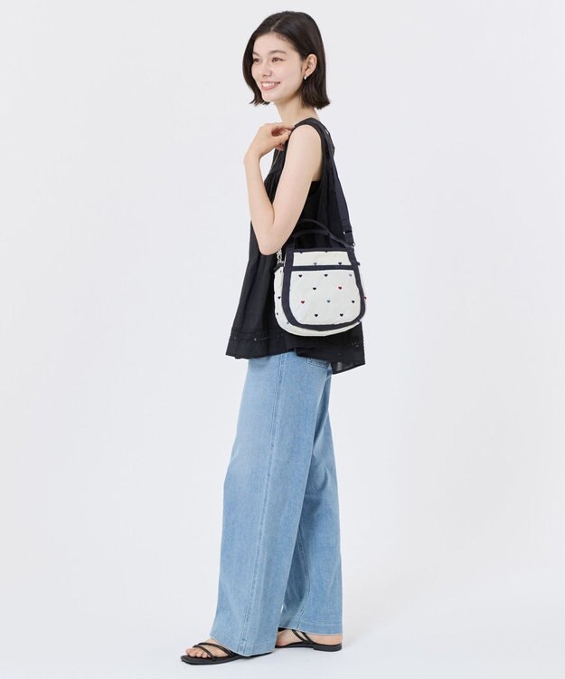 LeSportsac SMALL JENNI/トリコロールハートエンブロイダリー トリコロールハートエンブロイダリー