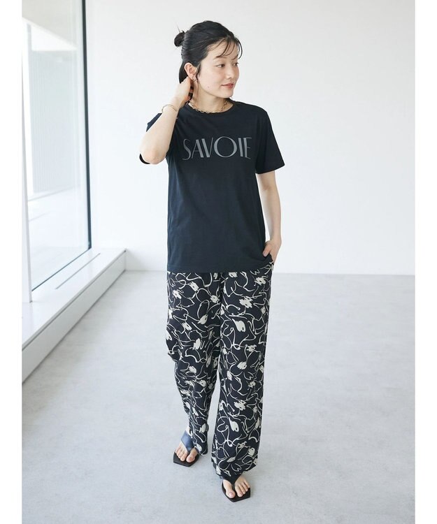 CRAFT STANDARD BOUTIQUE 【ＵＶカット】ＳＡＶＯＩＥ　ＴＥＥ Black
