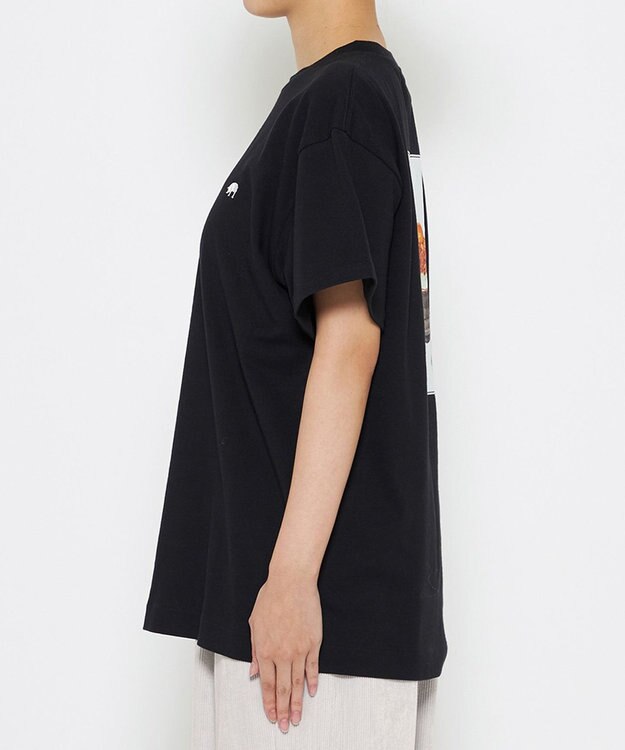 uncrave 【UNISEXあり】トンカツ Tシャツ（uncrave WHITE） ブラック