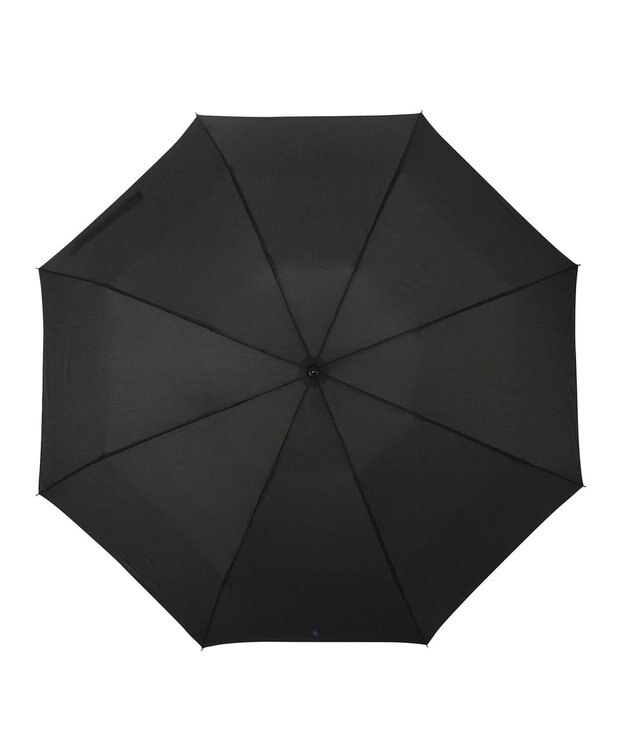 MOONBAT 【大きめ70cm】POLO RALPH LAUREN 折りたたみ傘 メンズ プレーン ワンポイント刺繍 ブラック