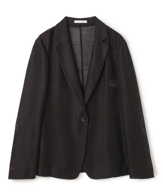 BEIGE， LIATRIS / シアー テーラードジャケット Black