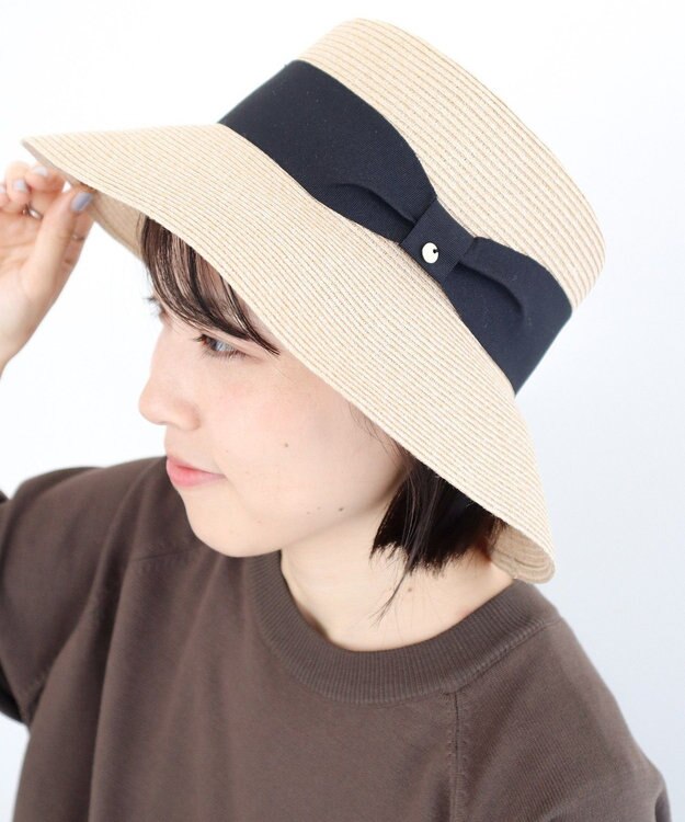 Green Parks ・ロングブリムカンカンハット Beige