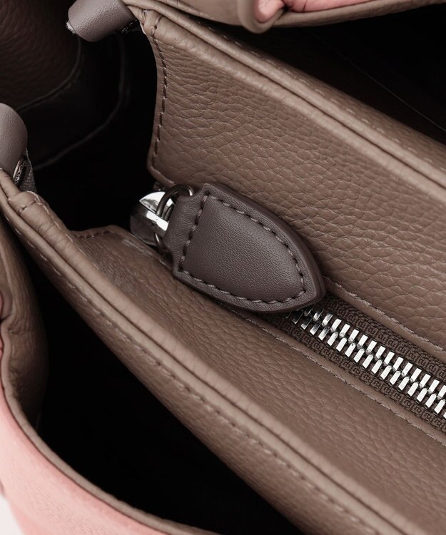 Y'SACCS シュリンクレザートート Sサイズ ピンク