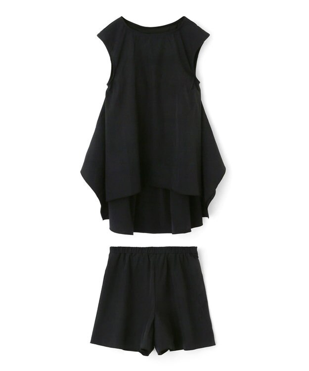 San-ai Resort（三愛水着楽園） 【UPF50＋】　タンクトップキュロット3点セット　9M・11L　【San-ai Resort（サンアイリゾート）】 ブラウン