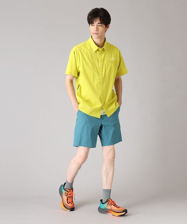 Columbia Columbia/ トレイルラッシュショートスリーブシャツ /コロンビア Ginkgo