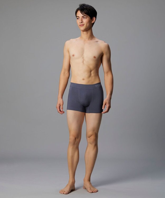 WACOAL MEN ボクサーパンツ 【Everyday Boxer】 綿混(本体) 立体成型 ここちよいフィット感 前閉じ 下着 メンズ GT3590 /ブロス バイ ワコールメン グレー