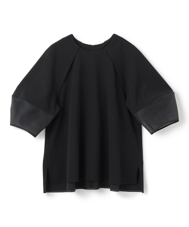 UNFILO BEAUTY MOVE シアースリーブブラウス ブラック