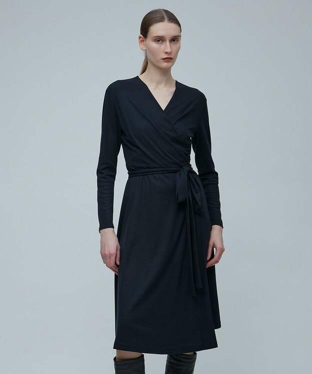 BEIGE， SEINE / カシュクールドレス Navy