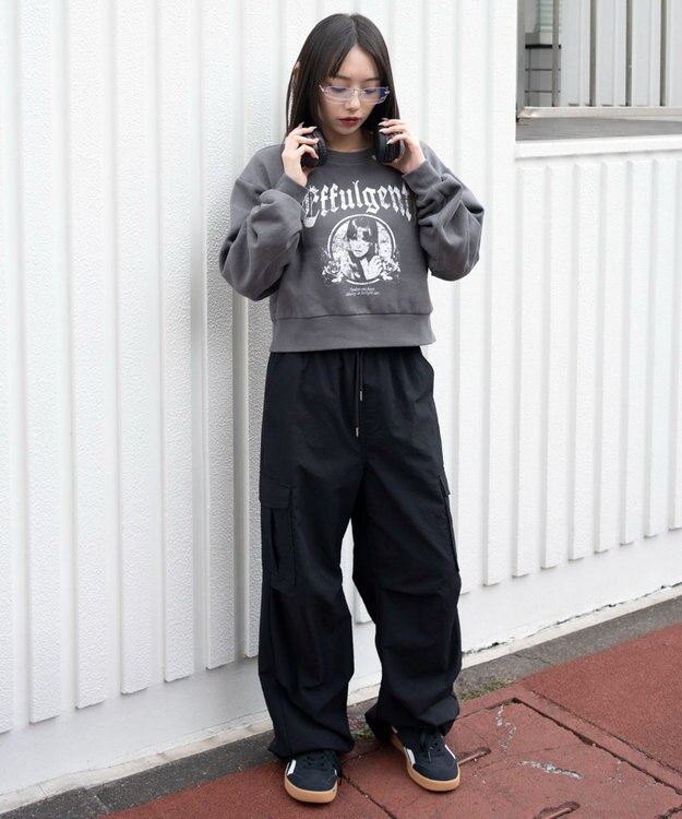 WEGO 【暖かい/裏起毛】裏起毛グラフィックスウェット 柄6