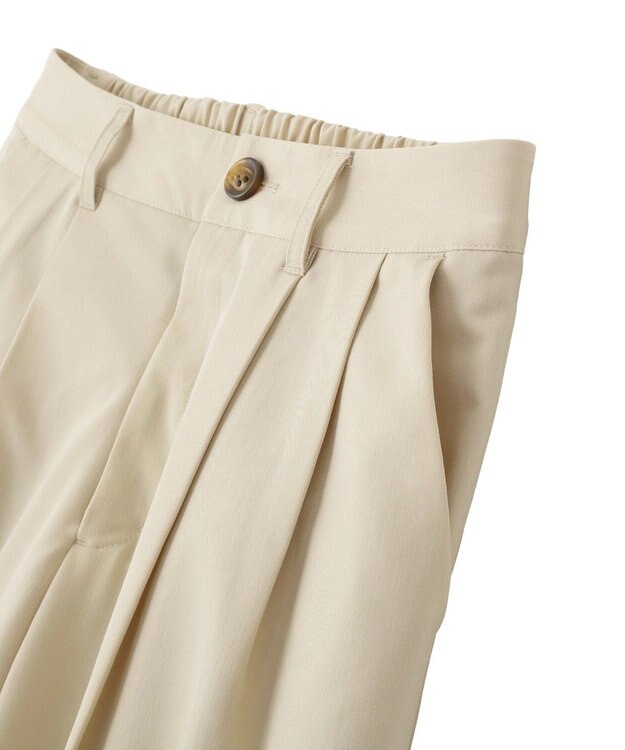 CRAFT STANDARD BOUTIQUE タックイージーワイドパンツ Light Beige