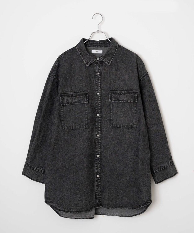 WEGO デニムBIGシャツ ブラックその他