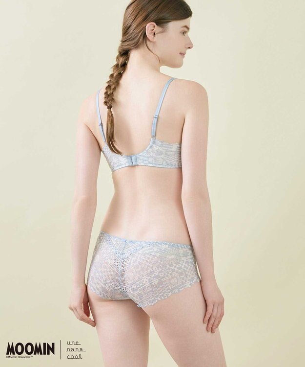 une nana cool 【ムーミン】 MOOMIN * une nana cool  364 レース ノンワイヤーブラ GR