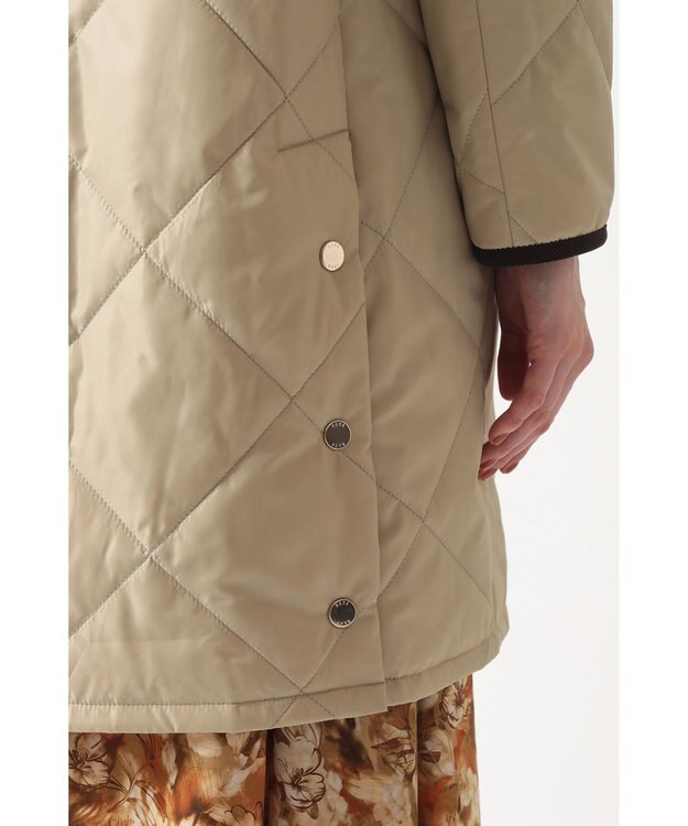 DAKS リバティプリントキルティングコートブルゾン ベージュ