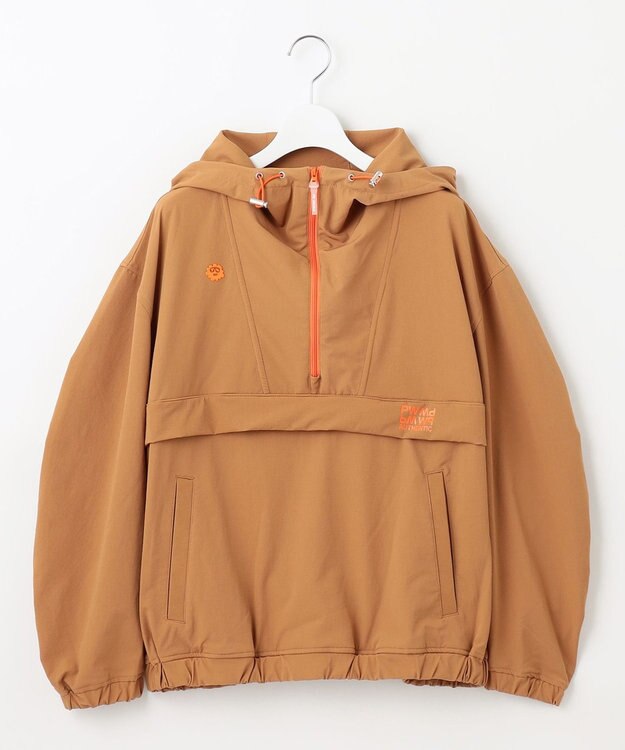 PW CIRCULUS 【 伸縮性あり 】【WOMEN】シャーリングアノラック ブルゾン ベージュ系