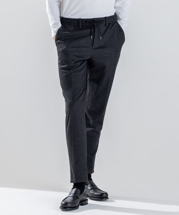 JOSEPH HOMME 新素材【ストレッチ/セットアップ対応】クリアドビージャージー  ドロスト付テーパードパンツ / PEGG CONVERTIBLE グレー系