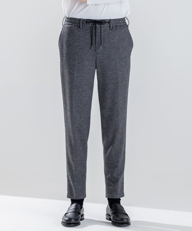 JOSEPH HOMME 新素材【ストレッチ/セットアップ対応】クリアドビージャージー  ドロスト付テーパードパンツ / PEGG CONVERTIBLE ライトグレー系