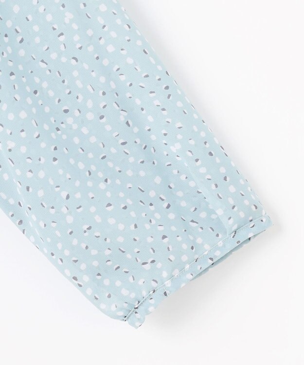 J.PRESS LADIES S 【洗える】hand drawn dots ボトルネック カットソー サックスベース系