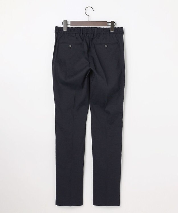 JOSEPH ABBOUD 【ウエストも伸びる!・ストレッチ】 ハイパワーピケストレッチ パンツ 26SSモデル ネイビー系