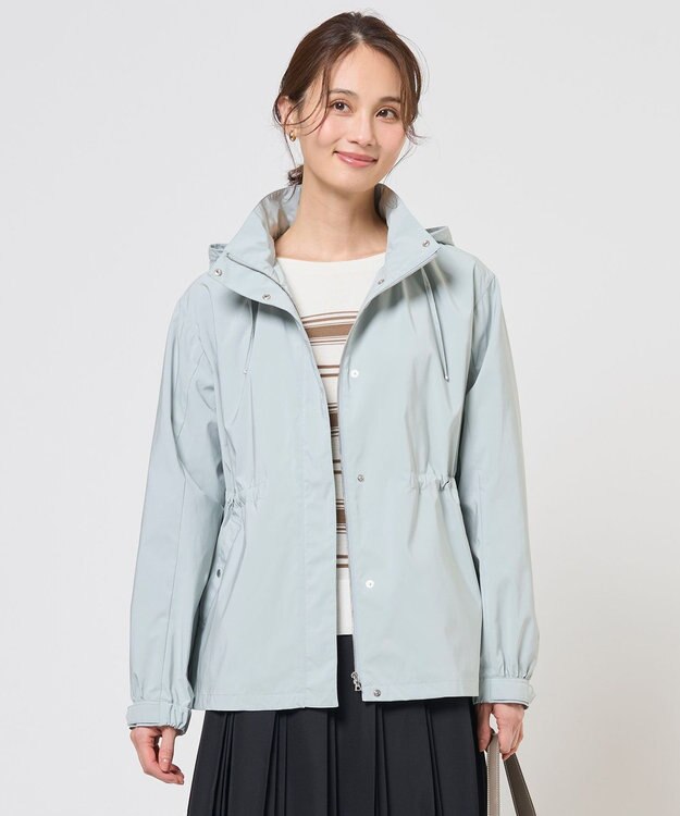 J.PRESS LADIES 【2way】Artirosa ショート丈 コート スモーキーミント系