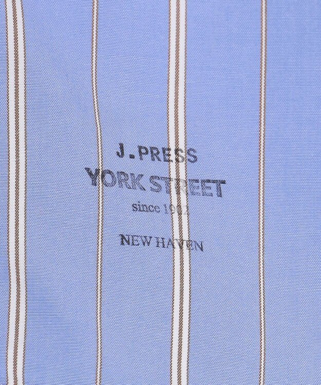 J.PRESS YORK STREET 【UNISEX】ストライプ シャツ ブルー系1