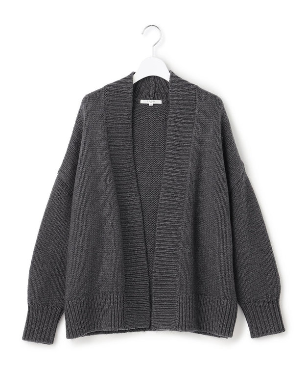 23区 【SLOW/一部店舗限定】チャンキー カーディガン グレー系