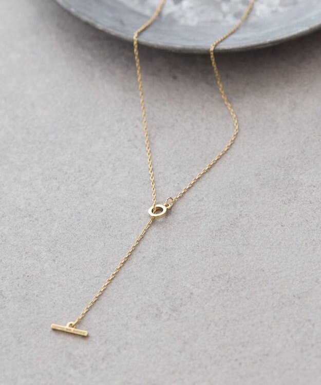 AMERICAN HOLIC ミニマルスライドネックレス Gold