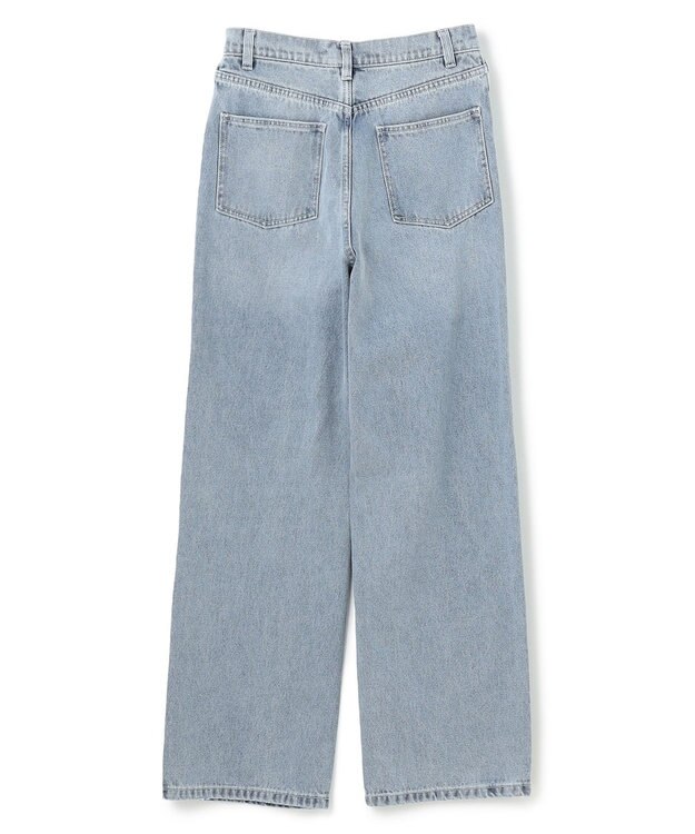 BEIGE， 【洗える】VICTOR / ワイドデニムパンツ L.Indigo