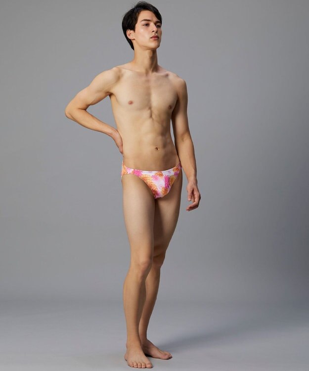 WACOAL MEN ブリーフ 【ハナコトバパンツ】 フロント立体設計 誕生日 記念日 前閉じ 下着 メンズ GF2221 /ブロス バイ ワコールメン ピンク