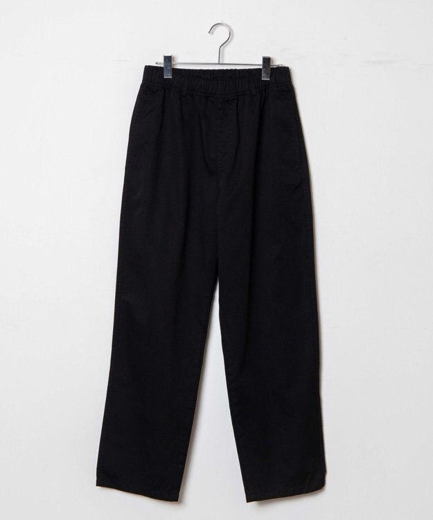 WEGO 【ウエストゴム/手洗い可】チノイージーパンツ ブラック