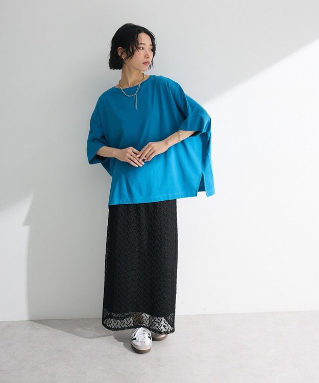 Green Parks 冷やっとすずやかドルマンプルオーバー Blue