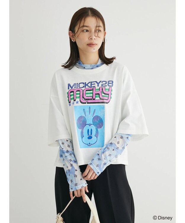 Green Parks Ｄｉｓｎｅｙ／ショート丈グラフィックＴＥＥ Off White