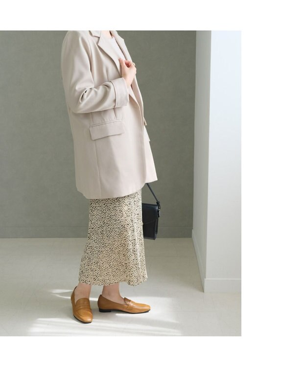 Pointer 日本製 本革シンプルローファー ライトブラウン