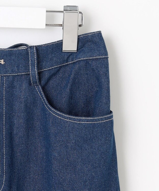 Feroux レースアップマーメイド スカート ネイビー系