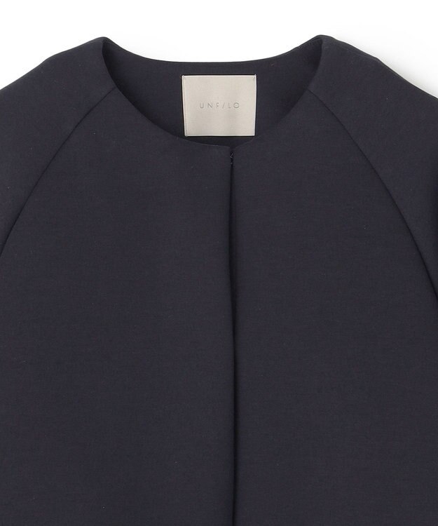 UNFILO ダブルフェイス ショートコート ネイビー