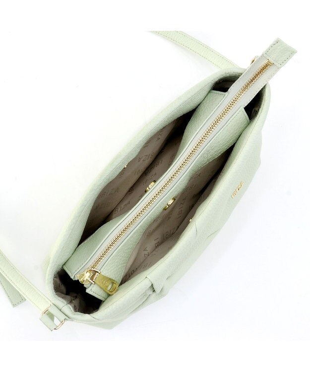 IBIZA エレガンシア　ショルダーバッグ ペールグリーン