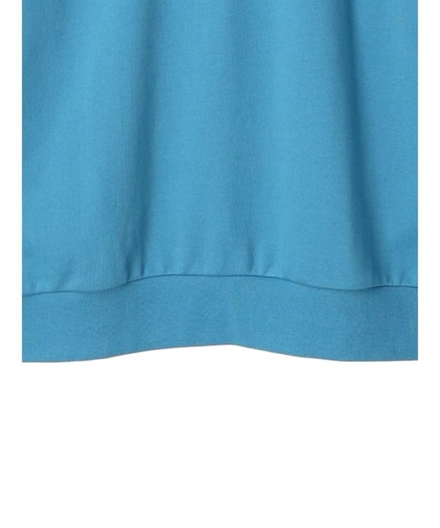 earth music&ecology Ｌｅｅ×ｅ．ｍ．ａ．ｅ．　ハーフジップ刺繍スウェット Blue