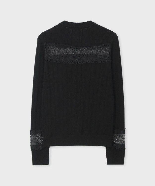 Paul Smith シースルーレース ニット ブラック