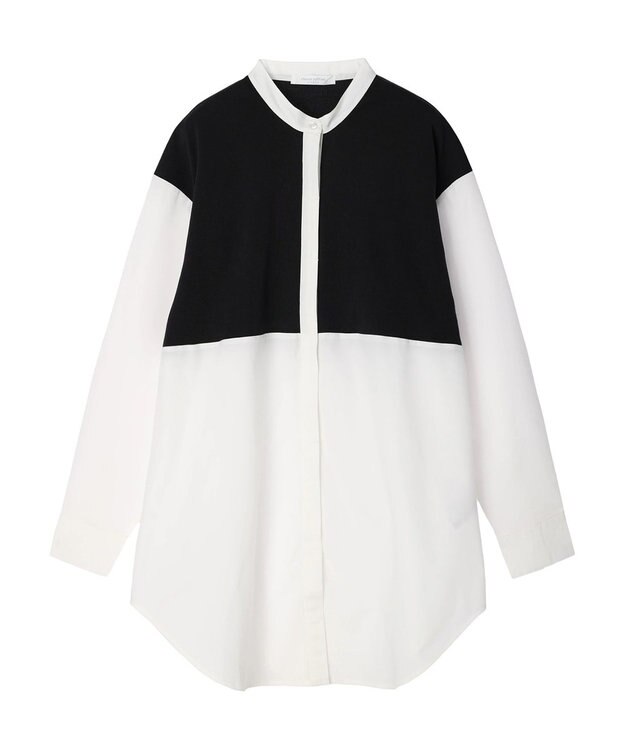 Green Parks 比翼カットドッキングチュニック Black