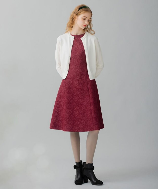 TOCCA 【洗える！】VERONICA ドレス ワイン系